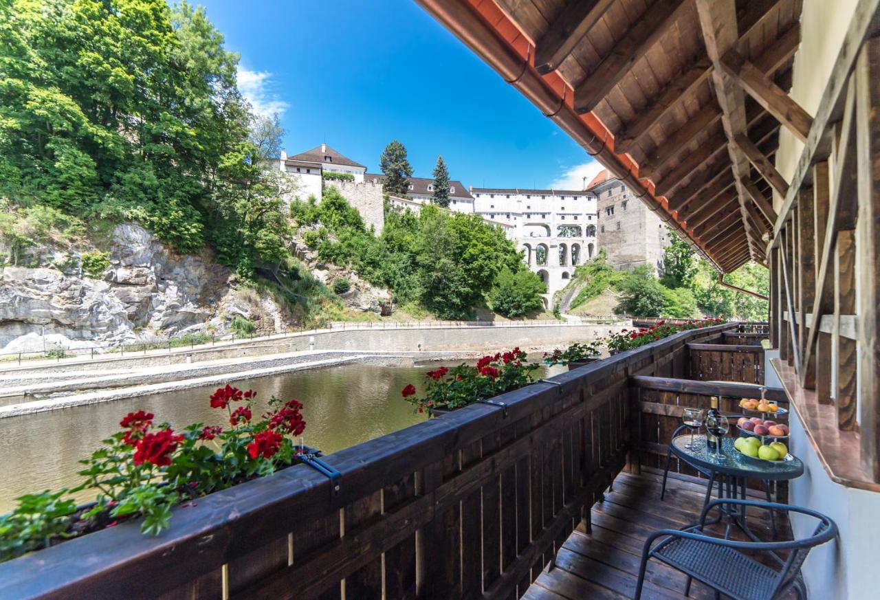 Garni hotel Castle Bridge Český Krumlov Exterior foto