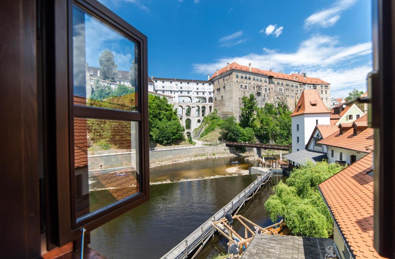 Garni hotel Castle Bridge Český Krumlov Exterior foto